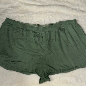PINK Victoria's Secret Green Pajama Shorts